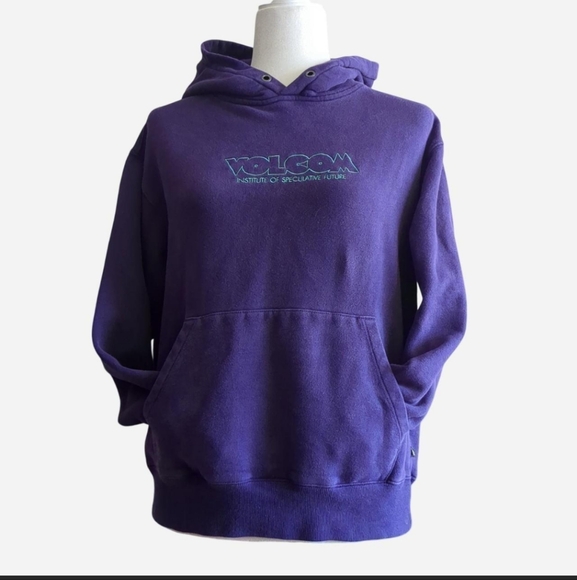 VOLCOM FEATURED ARTIST MAX LOEFFLER Purple Size Small - Picture 5 of 10